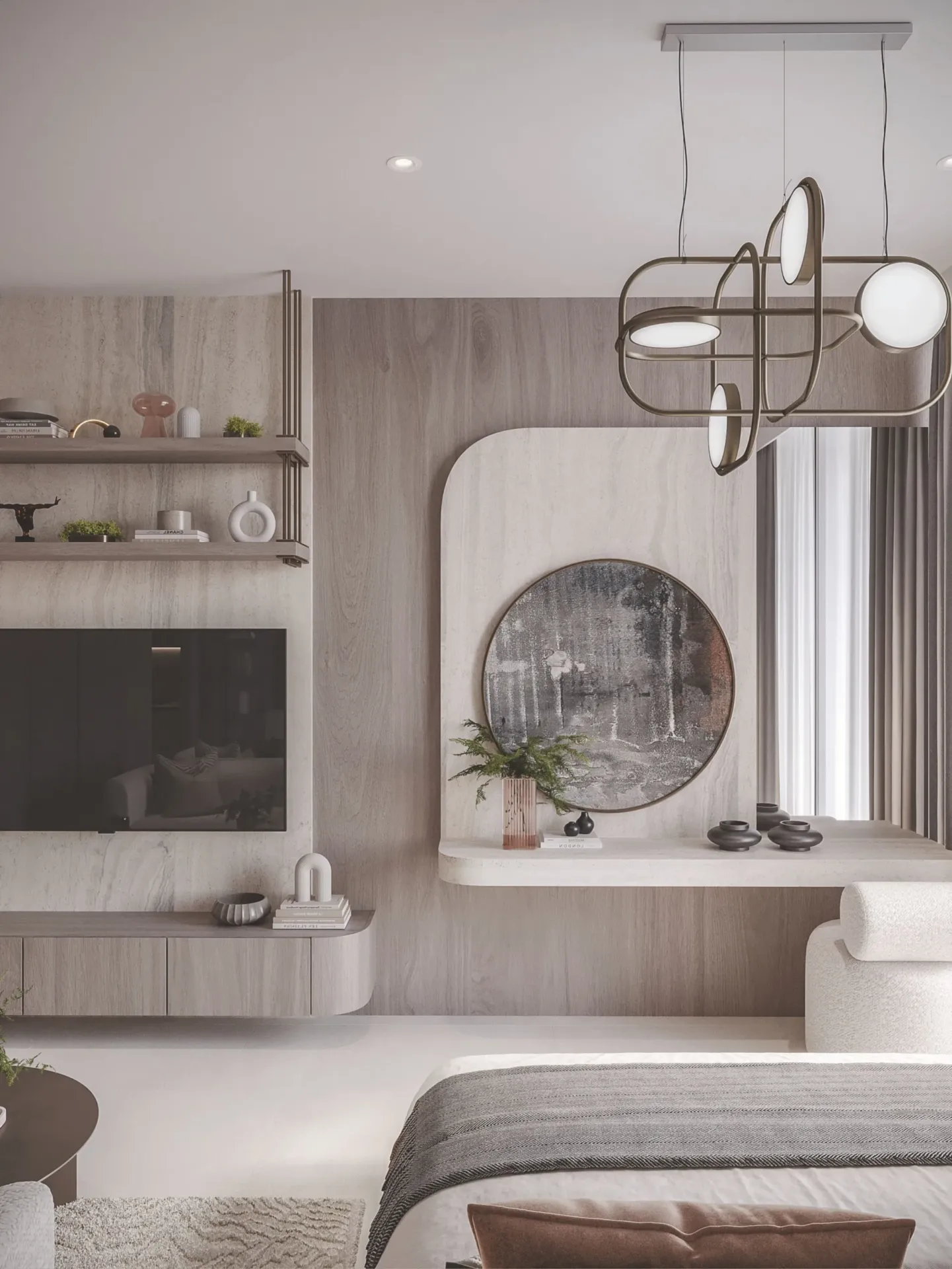 Pearl House II — спальня