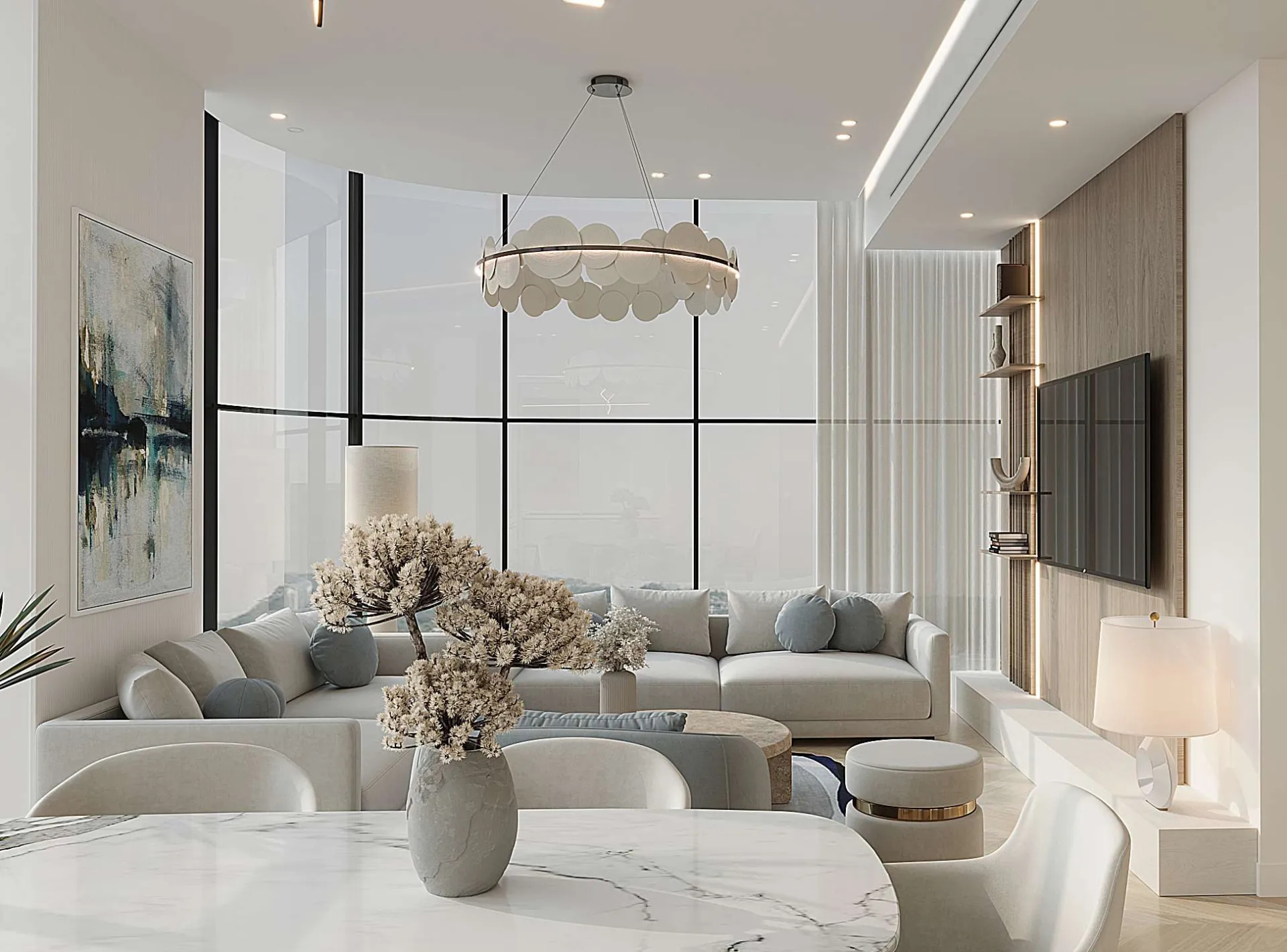 PG Maison — интерьер гостиной, фото 7