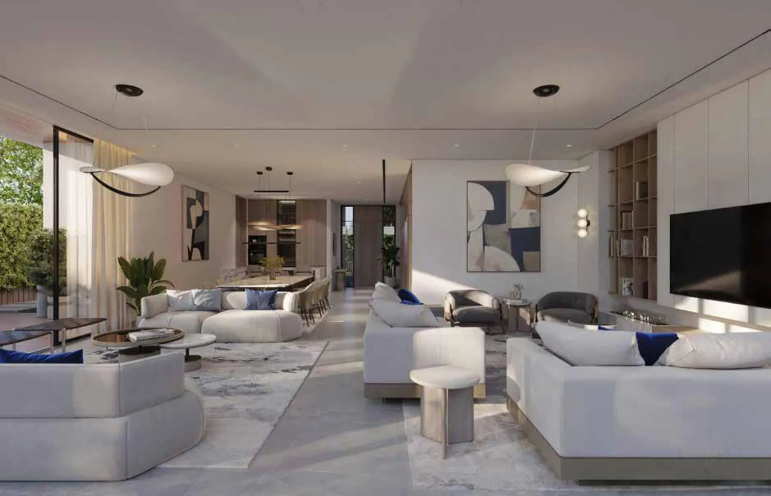 Pinewood Estate Homes — интерьер гостиной