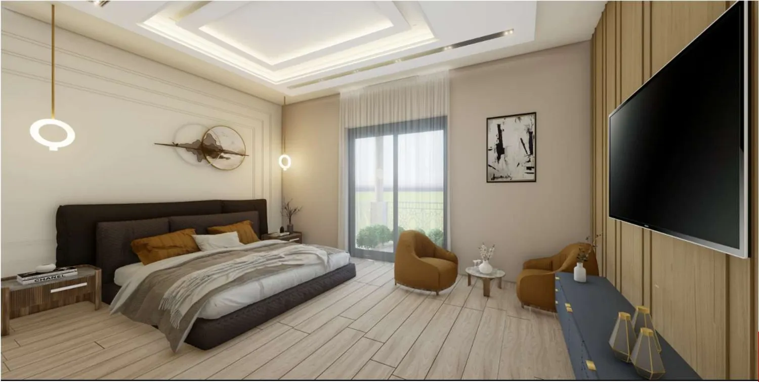 Purvanchal Townhouses — спальня