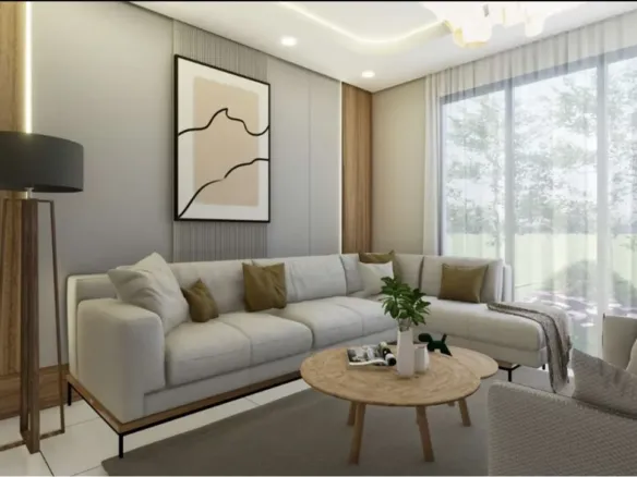 Purvanchal Townhouses — интерьер гостиной