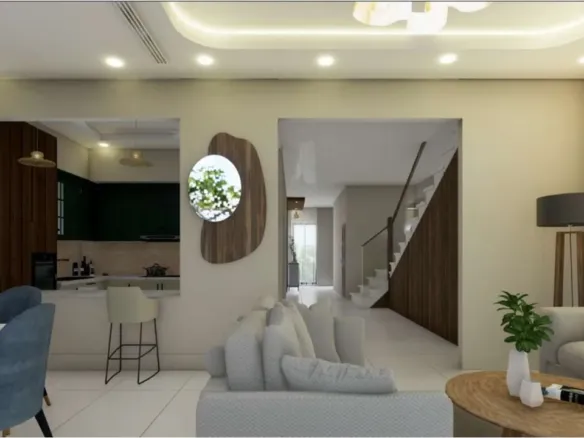 Purvanchal Townhouses — интерьер гостиной, фото 6
