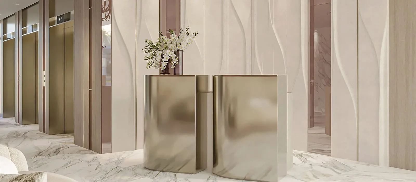 Q Gardens Aliya — лобби