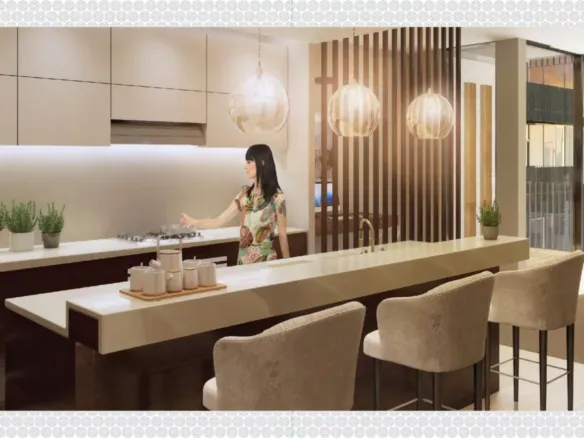 Q Gardens Boutique Residences — кухня