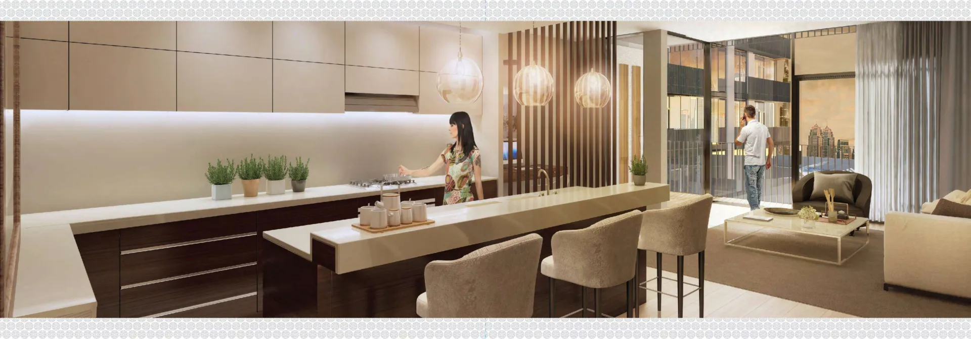 Q Gardens Boutique Residences — кухня