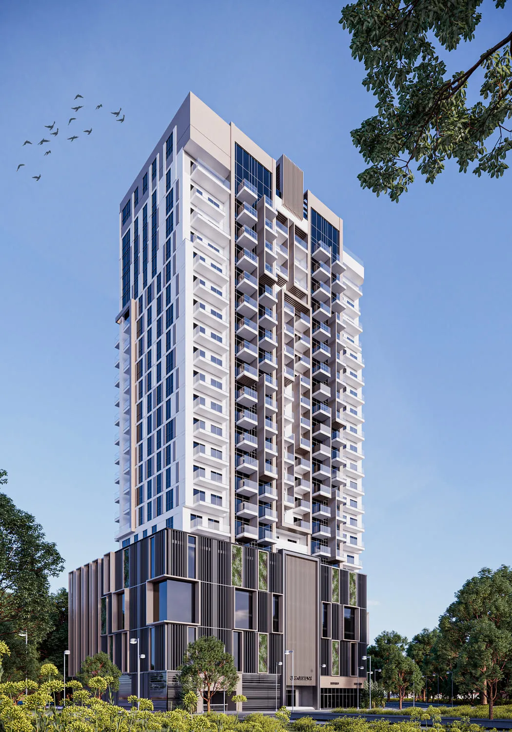 Q Gardens Loft 2 в районе JVC (Джумейра Вилладж Серкл) — фото 1