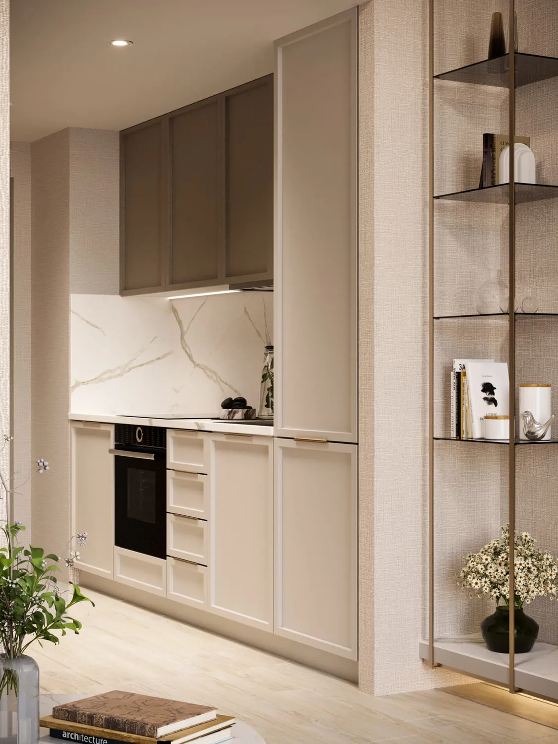 Q Gardens Loft 2 — кухня