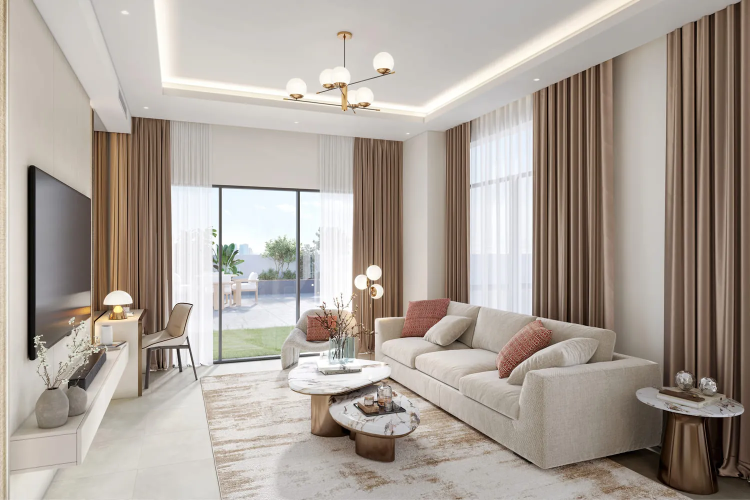 Ramada Residences by Wyndham — интерьер гостиной