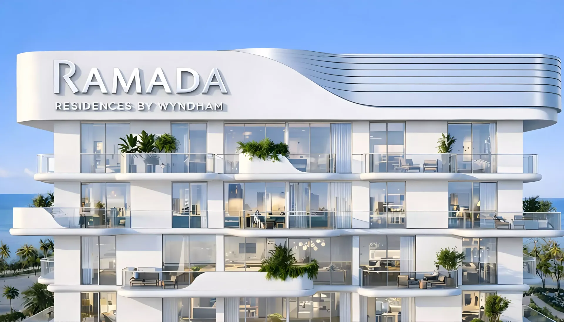 Ramada Residences by Wyndham at Dubai Islands — фасад здания