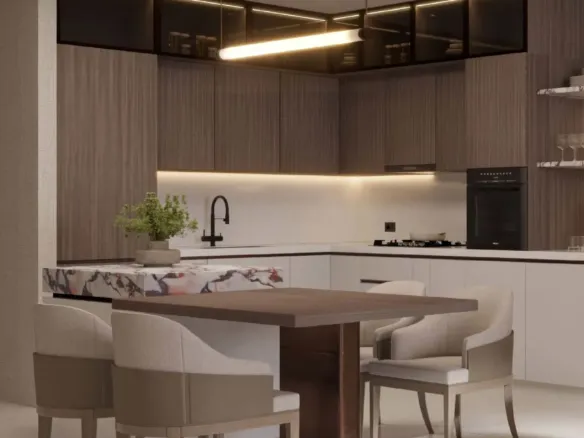 Ramada Residences by Wyndham at Dubai Islands — кухня