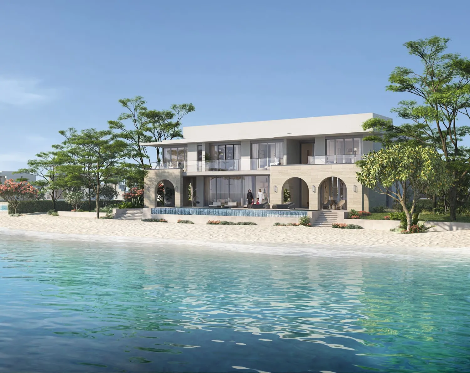 Ramhan Island Villas Phase 2 and 3 — фасад виллы