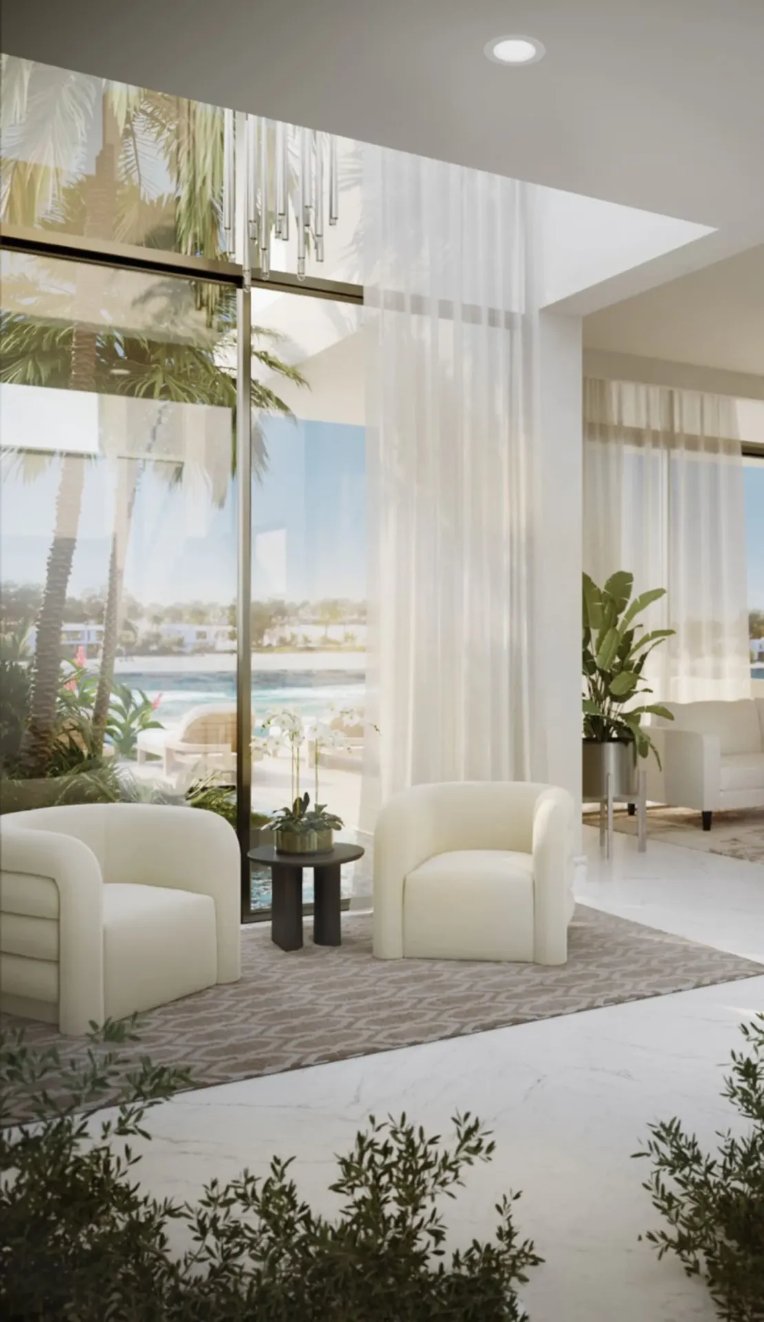Ramhan Island Villas Phase 2 and 3 — интерьер гостиной