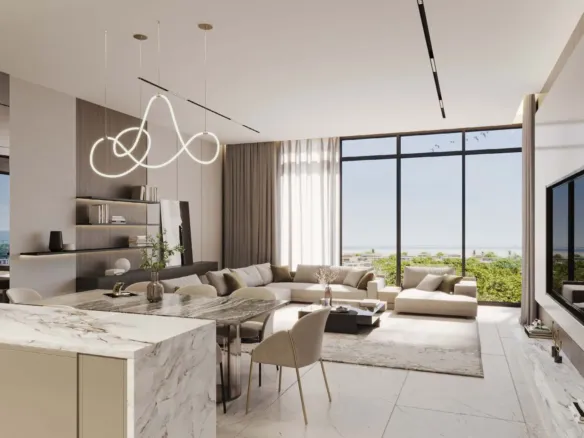 Reem Hills Apartments Phase 2 — интерьер гостиной