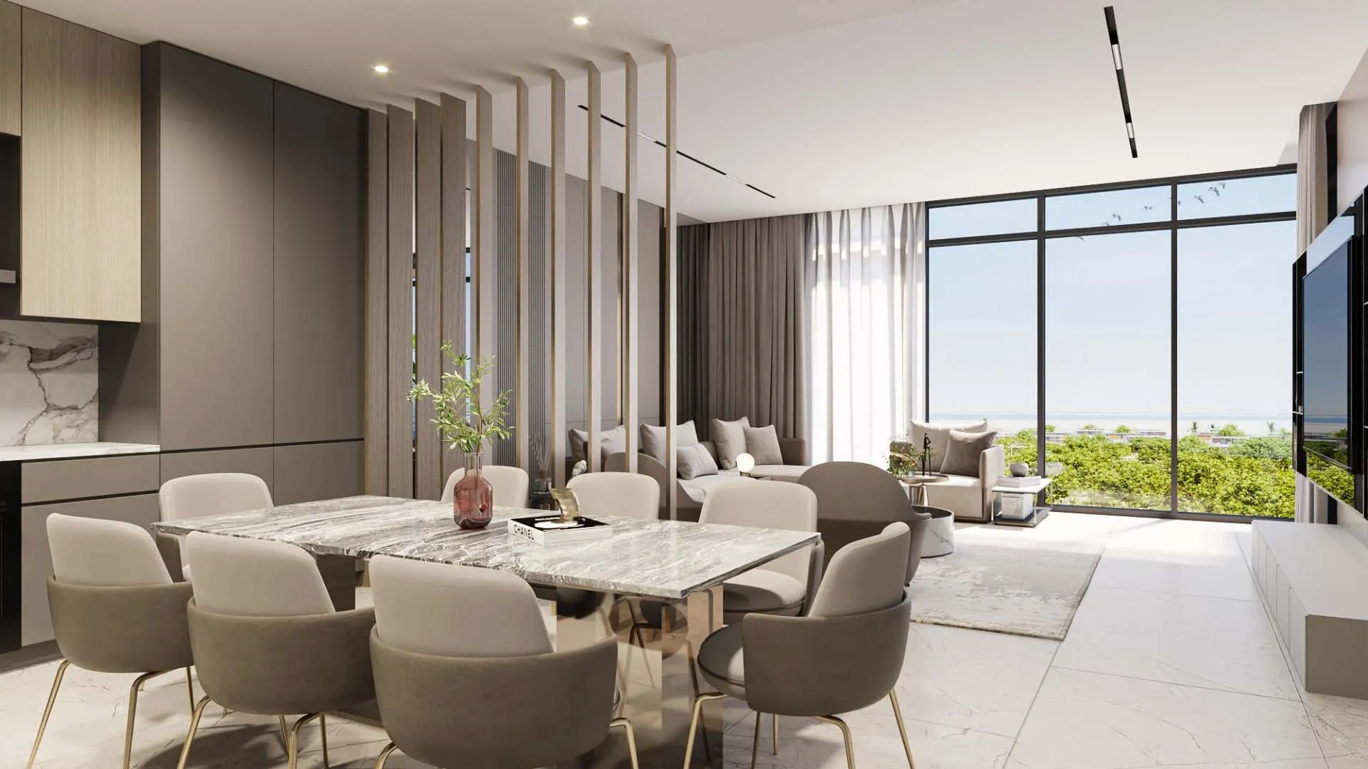 Reem Hills Apartments Phase 2 — интерьер гостиной, фото 12