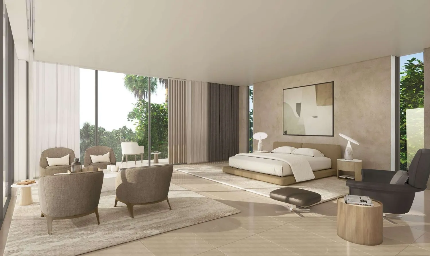 Reem Hills Villas — спальня