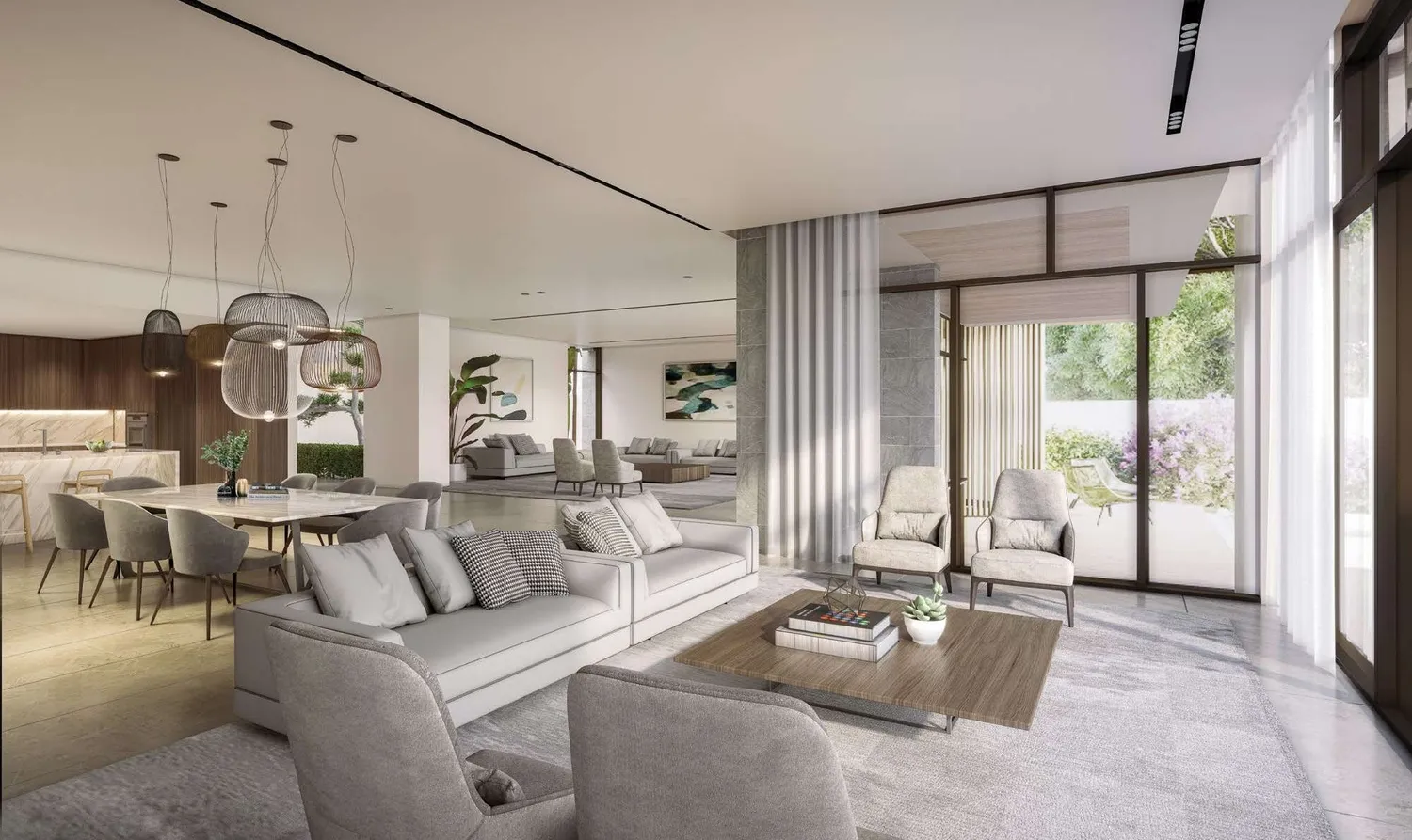 Reem Hills Villas — интерьер гостиной