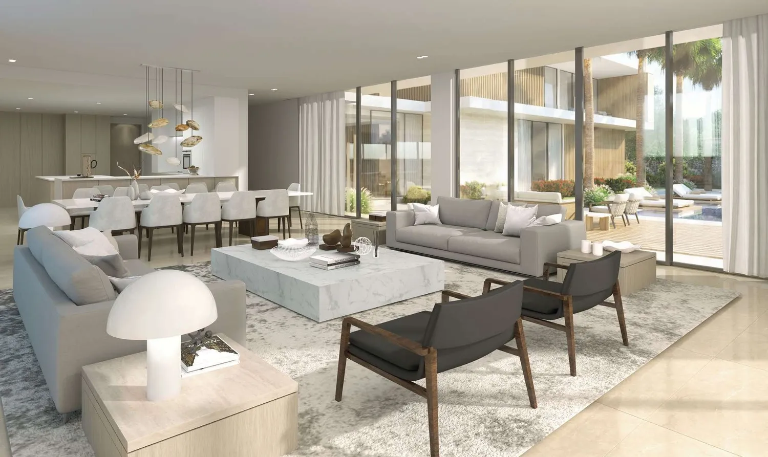 Reem Hills Villas — интерьер гостиной, фото 14