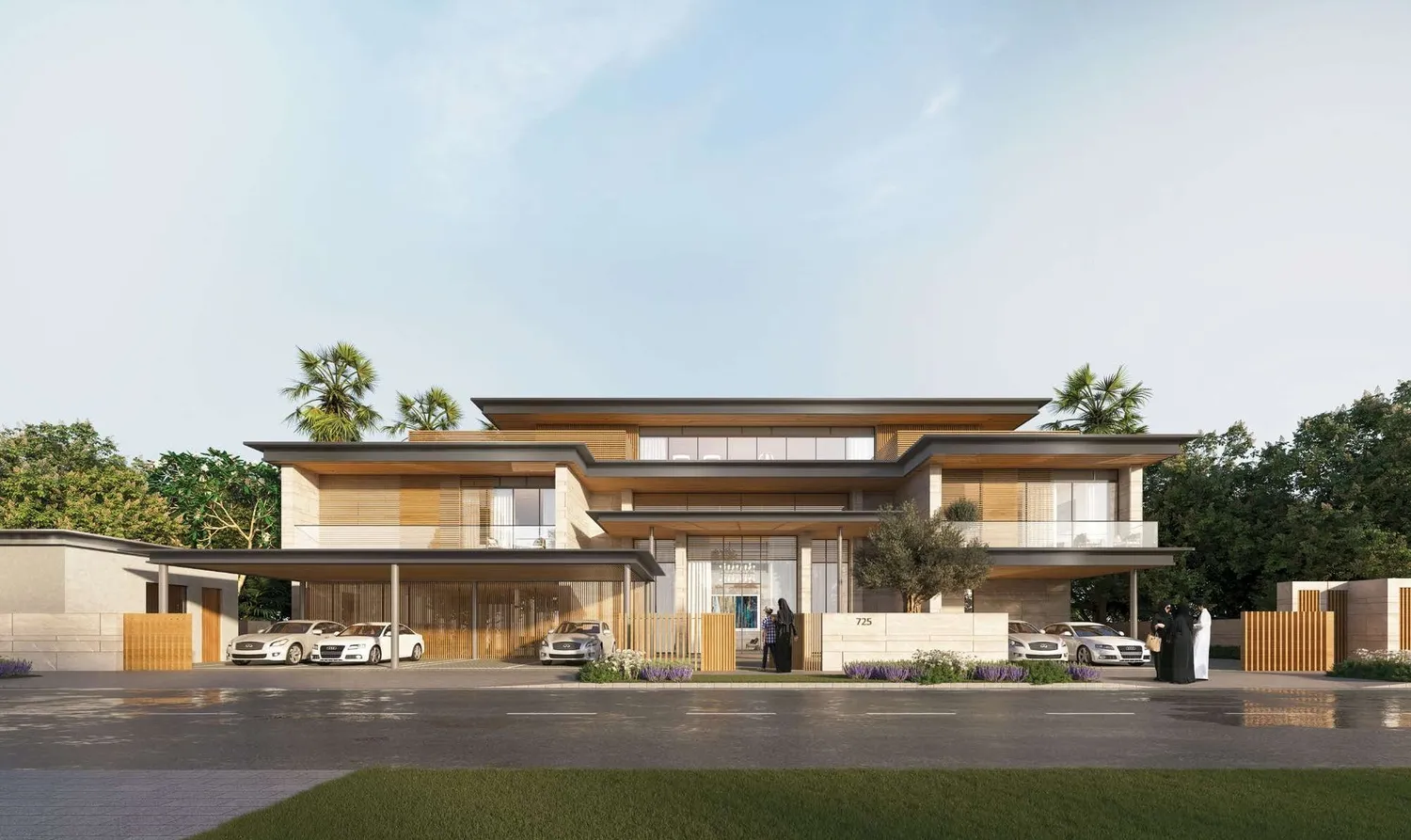 Reem Hills Villas — фасад здания