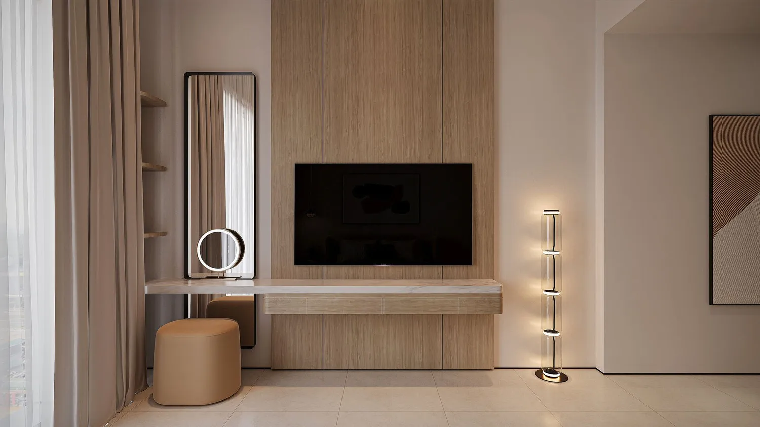 Reeman Residence 01 — интерьер спальни