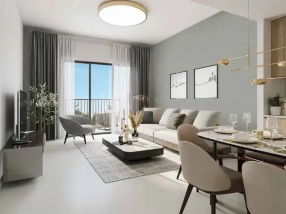 Rimal Residences Maryam Island — интерьер гостиной
