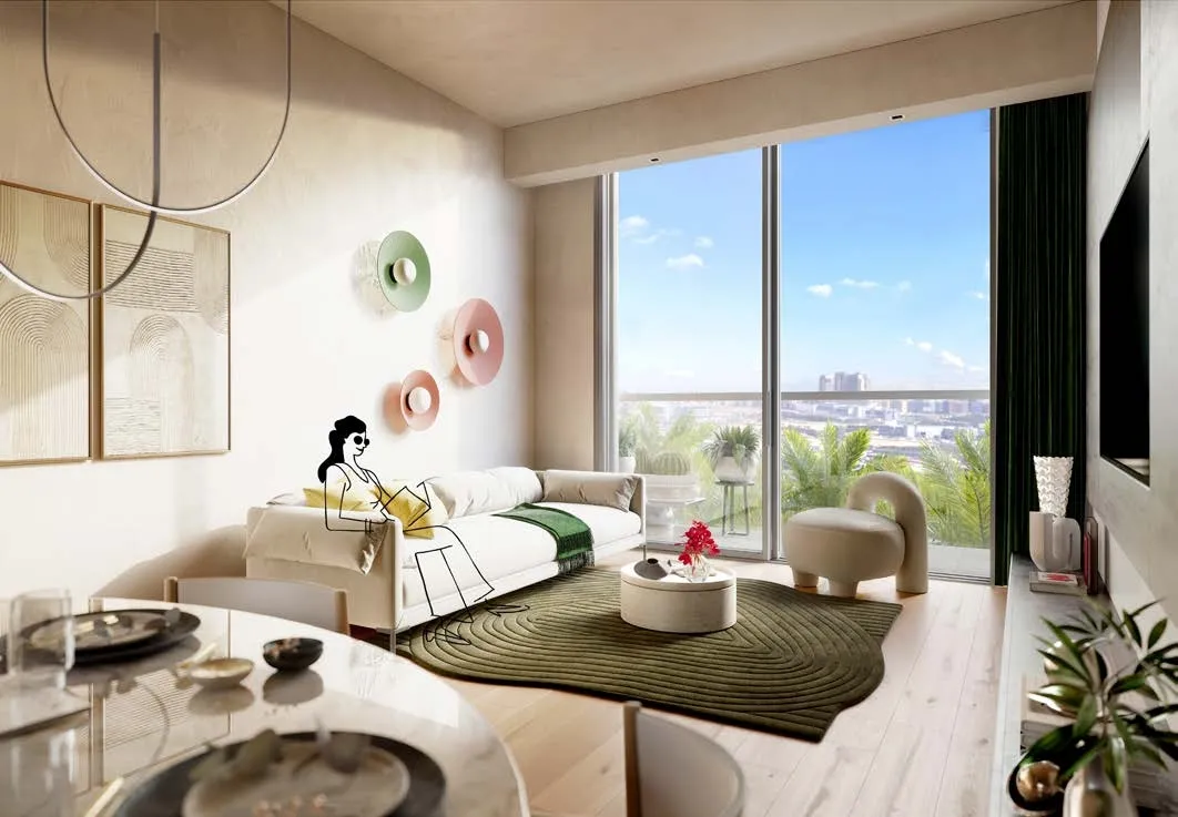 Rise Residences — гостиная