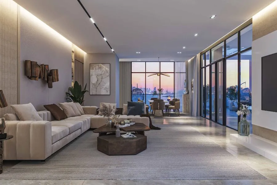 Riva Residence — интерьер гостиной, фото 13
