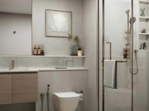 River Cove Residences at Sobha City — ванная комната