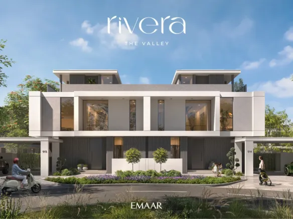 Rivera The Valley — фасад таунхаусов