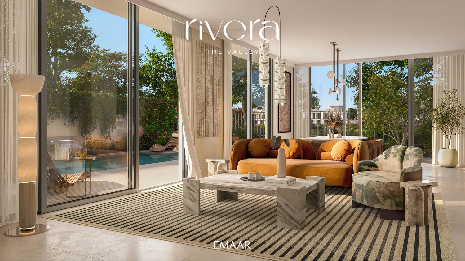 Rivera The Valley — интерьер гостиной