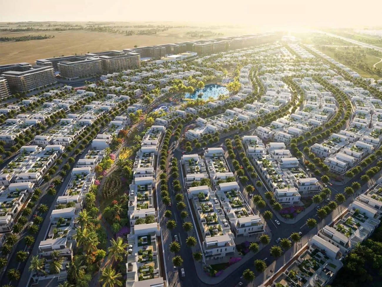 Riverside by Damac — вид на комплекс