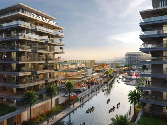 Riverside by Damac — вид на комплекс, фото 3