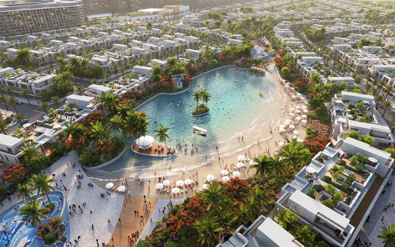 Riverside by Damac — вид на комплекс, фото 4