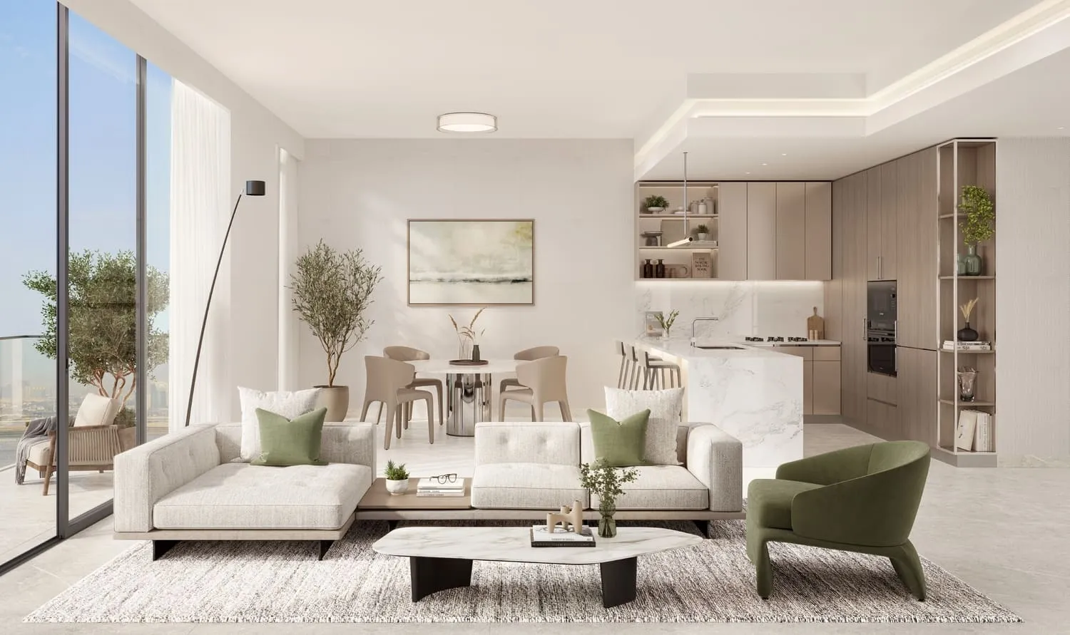 Riverton House — интерьер гостиной