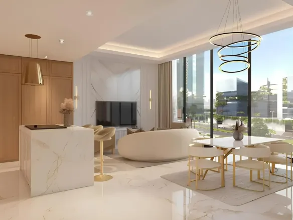 Riviera 58 — интерьер гостиной