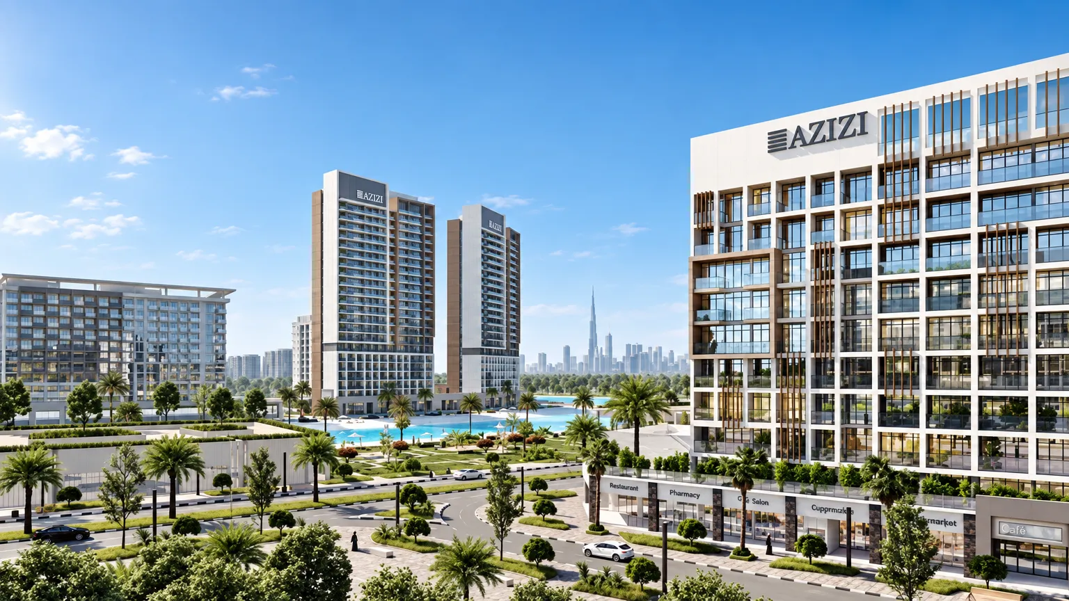 Riviera 65 в районе Azizi Riviera в Meydan One — фото 1