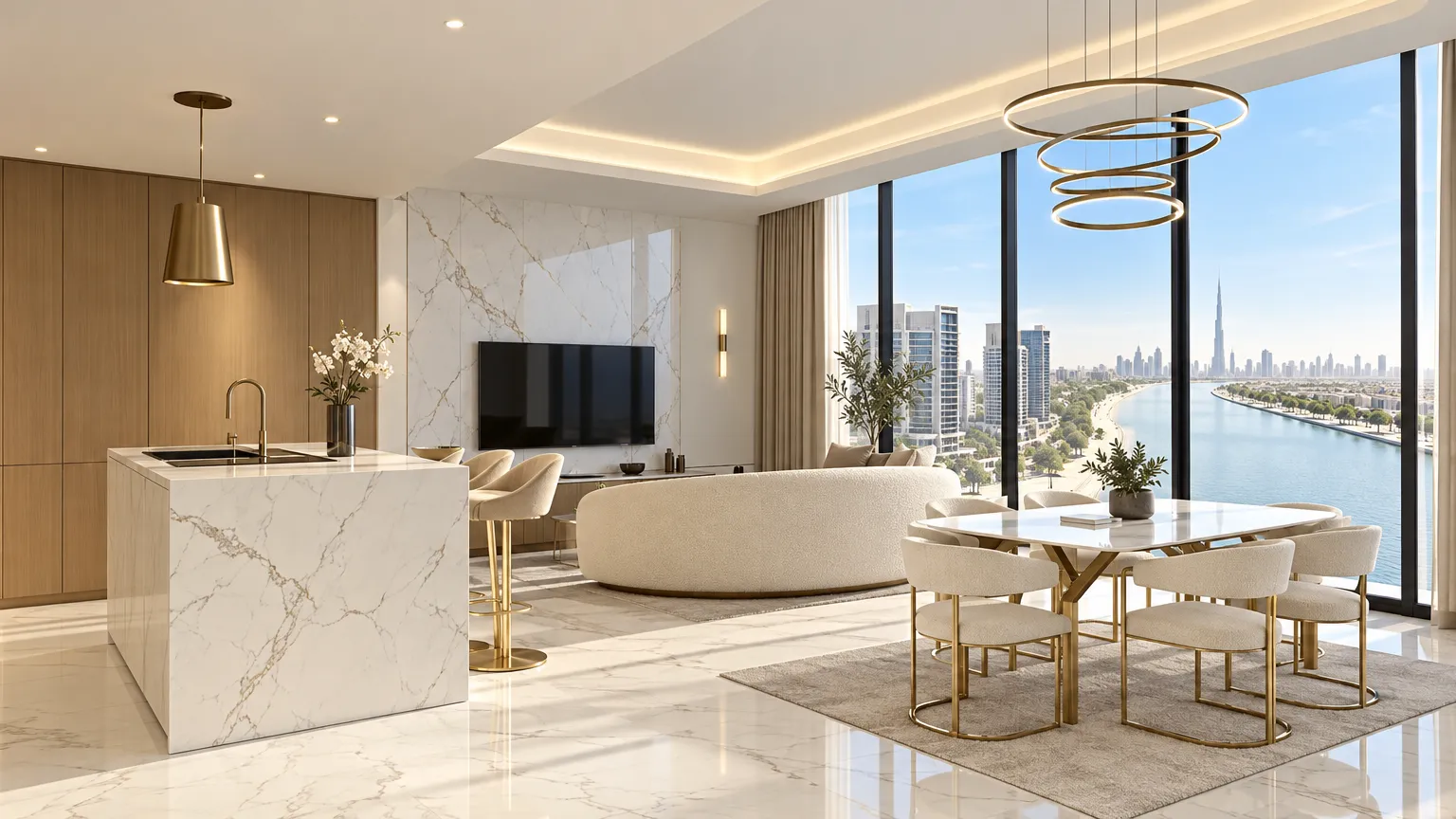 Riviera 65 — интерьер гостиной