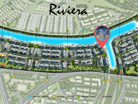 Riviera Beachfront в районе Azizi Riviera в Meydan One — фото 11