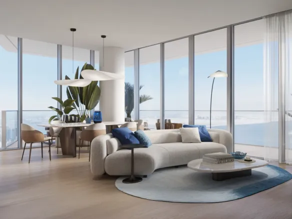 Riviera Residence — интерьер гостиной