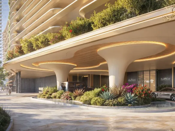 Rixos Al Reem Residences — вход в здание