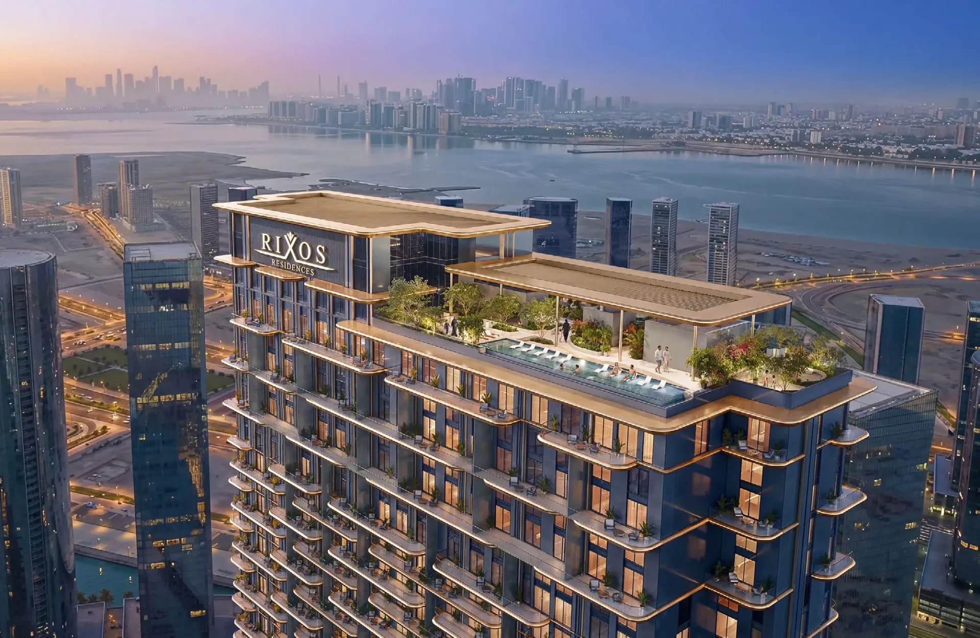 Rixos Al Reem Residences — вид на комплекс