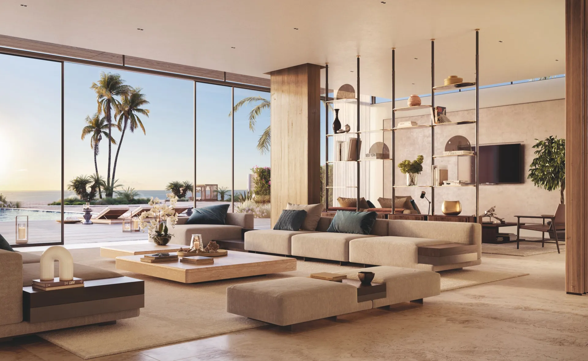 Rixos Hotel and Residences Phase 3 — интерьер гостиной