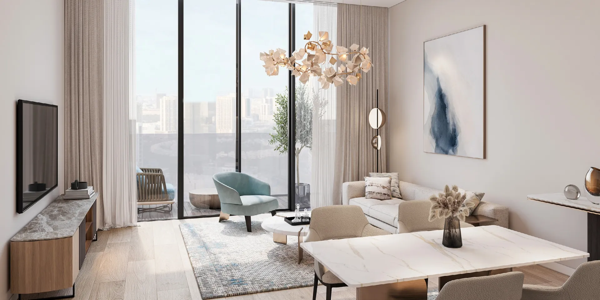 Roma Residences — интерьер гостиной, фото 5
