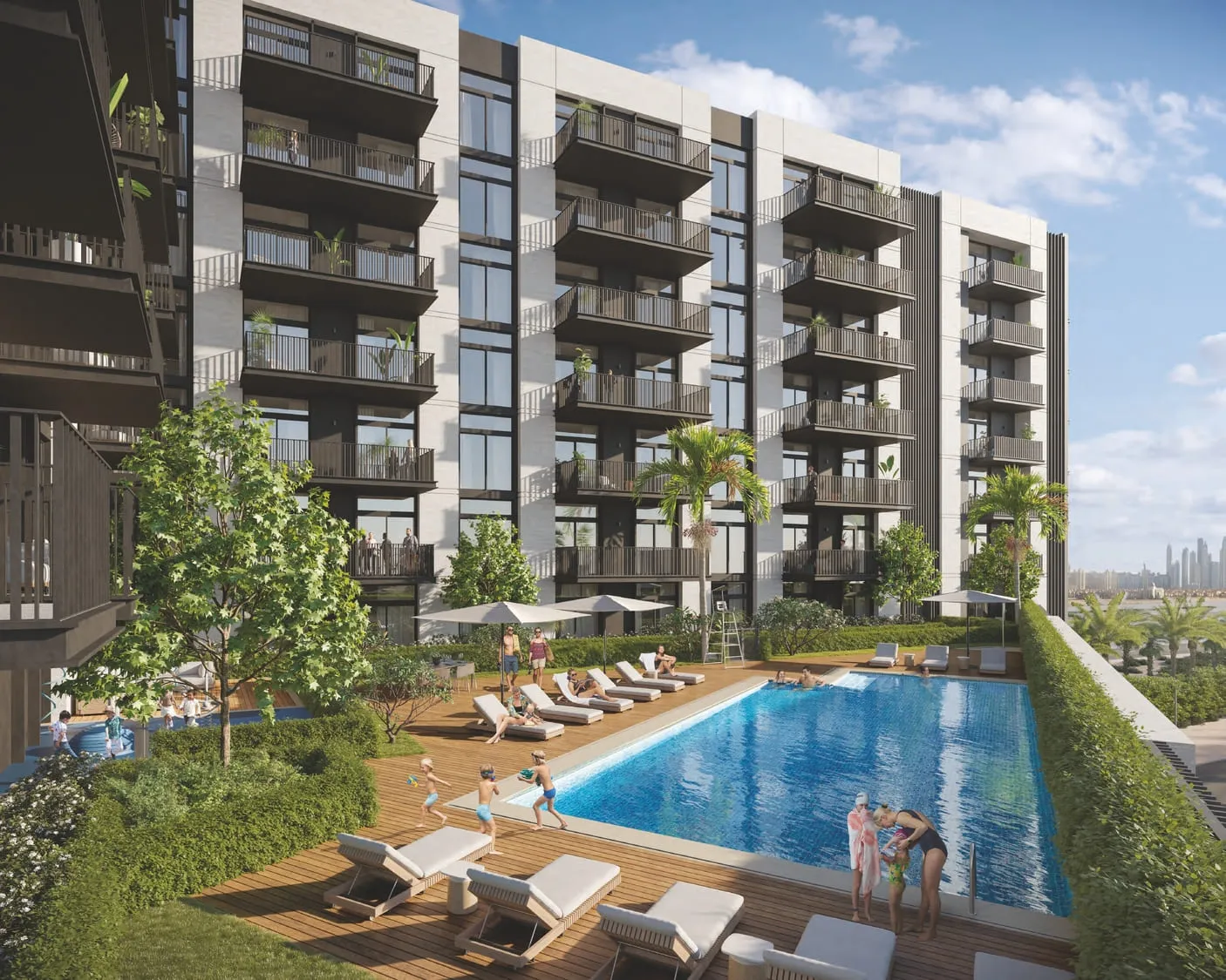 Rosemont Residences в районе JVT (Джумейра Вилладж Трайангл) — фото 1