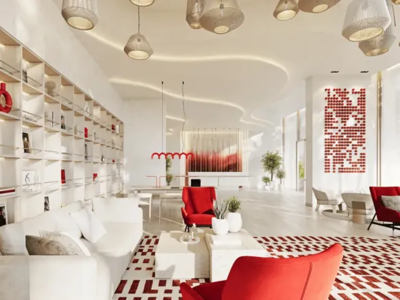 Rosso Bay Residences — лобби, фото 10