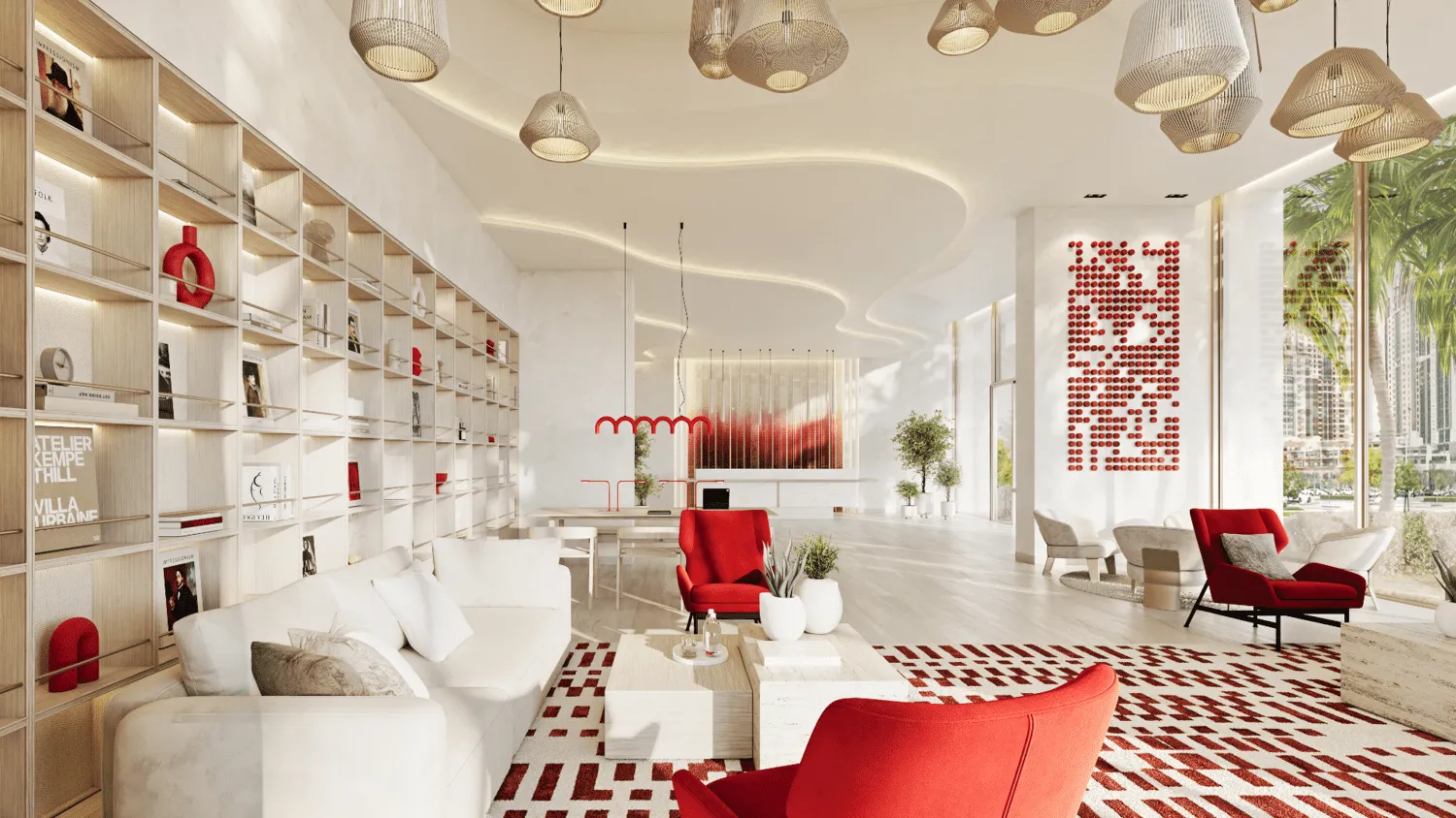 Rosso Bay Residences — лобби, фото 10
