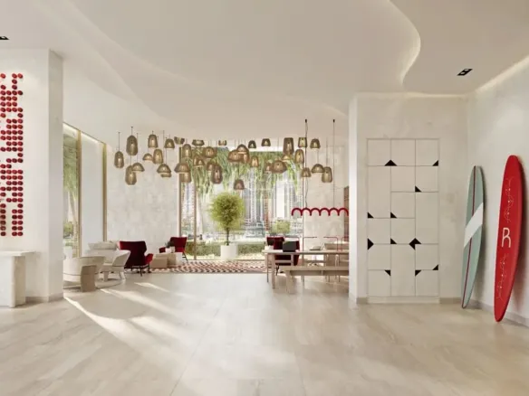 Rosso Bay Residences — лобби