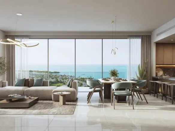Rotana Residences South Tower — интерьер гостиной