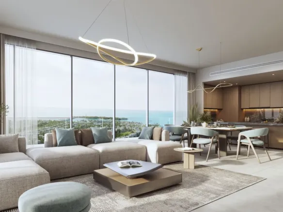 Rotana Residences South Tower — интерьер гостиной, фото 8