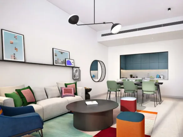 Rove Home Aljada — интерьер гостиной