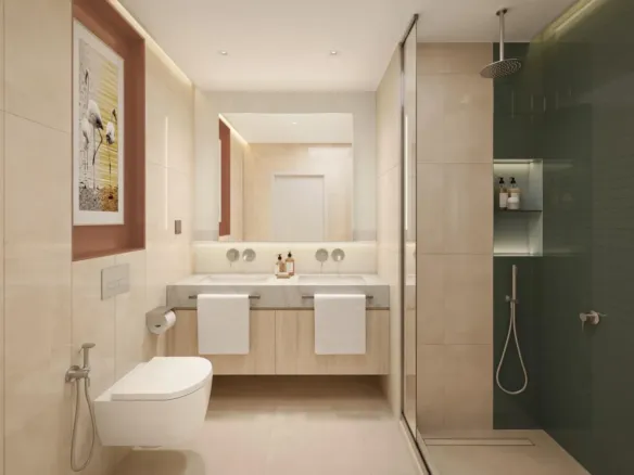 Rove Home Meydan Horizon — ванная комната